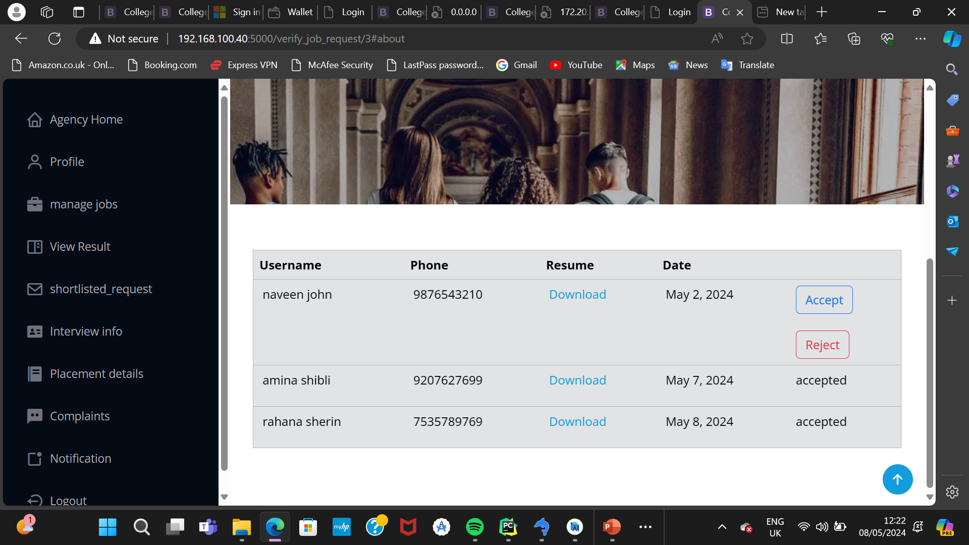 Career Guidance and College Admission System Image 3