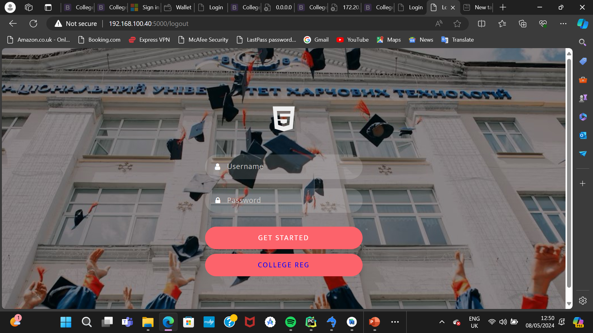 Career Guidance and College Admission System Image 1